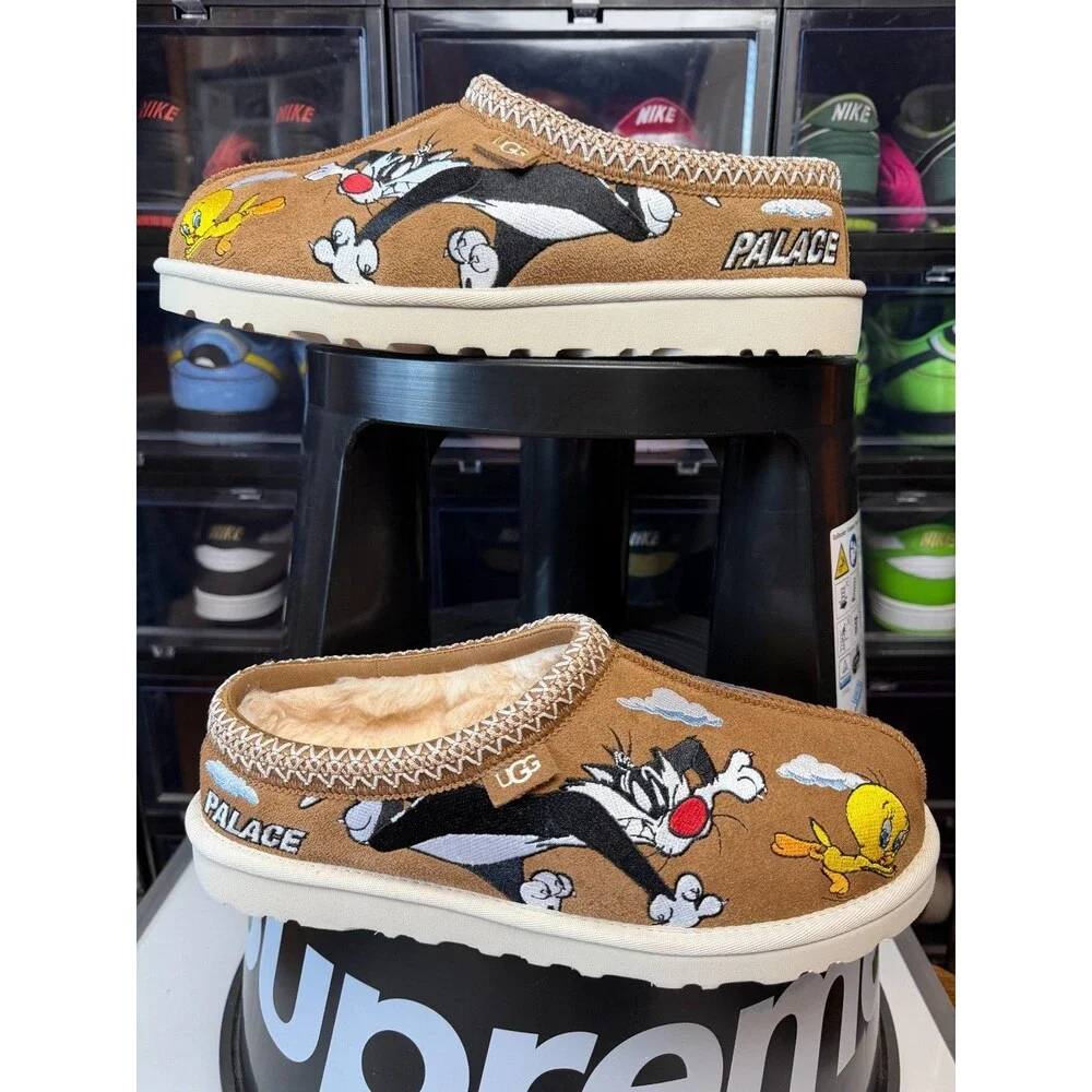 Palace x UGG Tasman Slipper Looney Tunes Size 10 Tasman